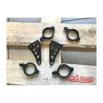 cafe 4 racer - Držiak svetla 41mm čierne - Cafe4Racer Držiaky svetlometov 