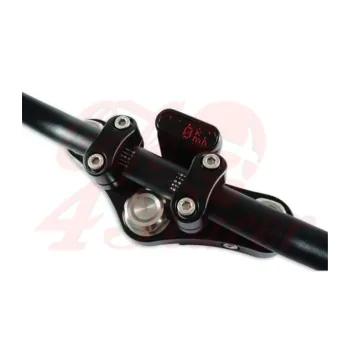 cafe 4 racer - Risers 28.6mm Height 32mm anodized black - Rebelmoto Clamp Kit & Risers 