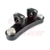 cafe 4 racer - Konzola držiak riadítok 28.6mm Výška 32mm čierne - Rebelmoto Svorky & stúpačky na riaditká 