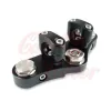 cafe 4 racer - Risers 28.6mm Height 32mm anodized black - Rebelmoto Clamp Kit & Risers 