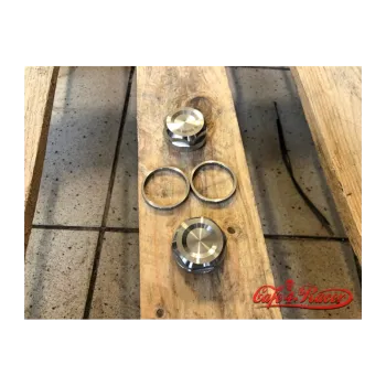 cafe 4 racer - BMW Fork Nuts for 38,5mm Forks for Rebelmoto BMW Triple Tree Clamp or any other aftermarket triple tree 2pcs - Rebelmoto BMW R Monolever 38,5mm 
