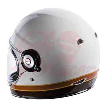 cafe 4 racer - T-1 TORC  Retro Full Face Helmet Iso Bars - TORC Helmets  T-1 