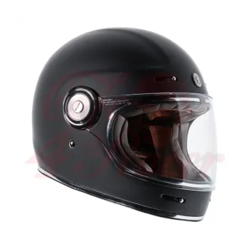 cafe 4 racer - TORC T-1 Full Face Helmet Flat Black - TORC Helmets  T-1 