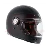 cafe 4 racer - T-1 TORC  Retro Full Face Helmet  Flat Black - TORC Helmets  T-1 