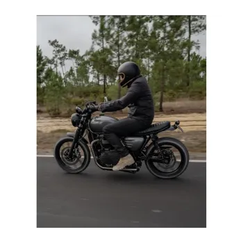 cafe 4 racer -  MOTONE Cortado Kit - Black Mudguard + Black ELDORADO Light + License Plate - Motone Triumph Bonneville 