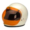 cafe 4 racer - Biltwell Bubble štít oranžový solid Anti Fog - BILTWELL  Optika a masky pre helmy  