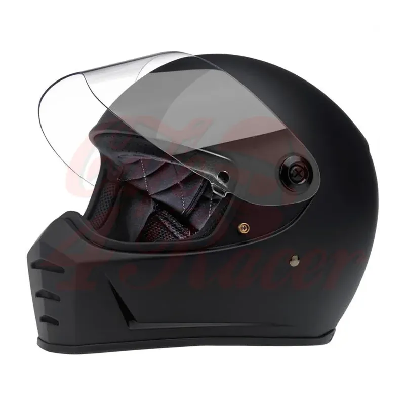 cafe 4 racer - Přilba Biltwell Lane Splitter Integral Matte Black - BILTWELL Biltwell Lane Splitter 