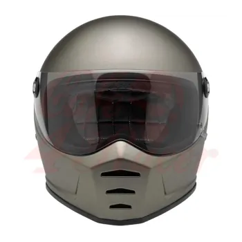 cafe 4 racer - Biltwell Lane Splitter Helmet Full Face Flat Titanium - BILTWELL Biltwell Lane Splitter  