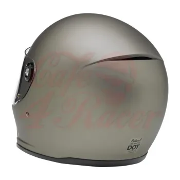 cafe 4 racer - Biltwell Lane Splitter Helmet Full Face Flat Titanium - BILTWELL Biltwell Lane Splitter  