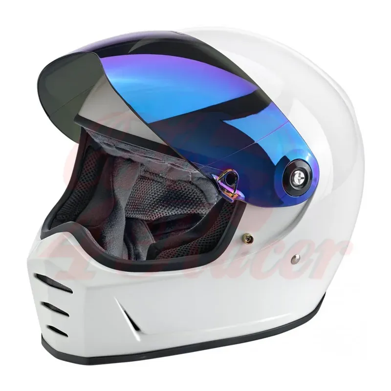cafe 4 racer - Biltwell Lane Splitter Shield Rainbow Mirror Shield - BILTWELL Optika a masky pro přilby 