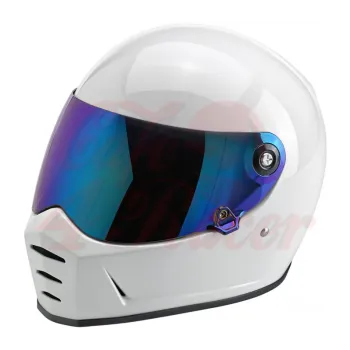 Biltwell Lane Splitter Shield Rainbow Mirror