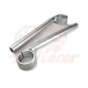 cafe 4 racer - Rebelmoto Clip-Ons Low Rise clip-ons series SILVER - Rebelmoto Cafe Racer clip-ons 