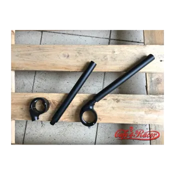 cafe 4 racer - Rebelmoto Clip-Ons Low Rise clip-ons série řídítek černá - Rebelmoto Clip-ons Cafe Racer 