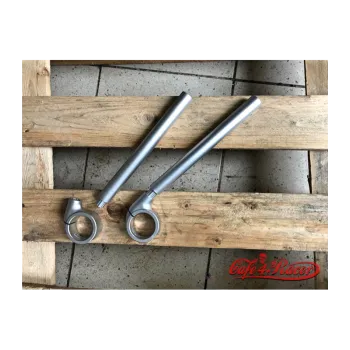 cafe 4 racer - Rebelmoto Clip-Ons Low Rise clip-ons série řídítek stříbrná - Rebelmoto Clip-ons Cafe Racer 