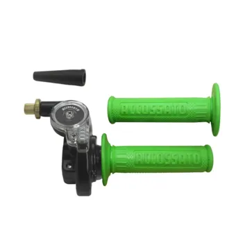 cafe 4 racer - Single-cable throttle control For Street Bikes and Superbikes with Black GR001 Grips - Accossato  Rukojeti plynu 