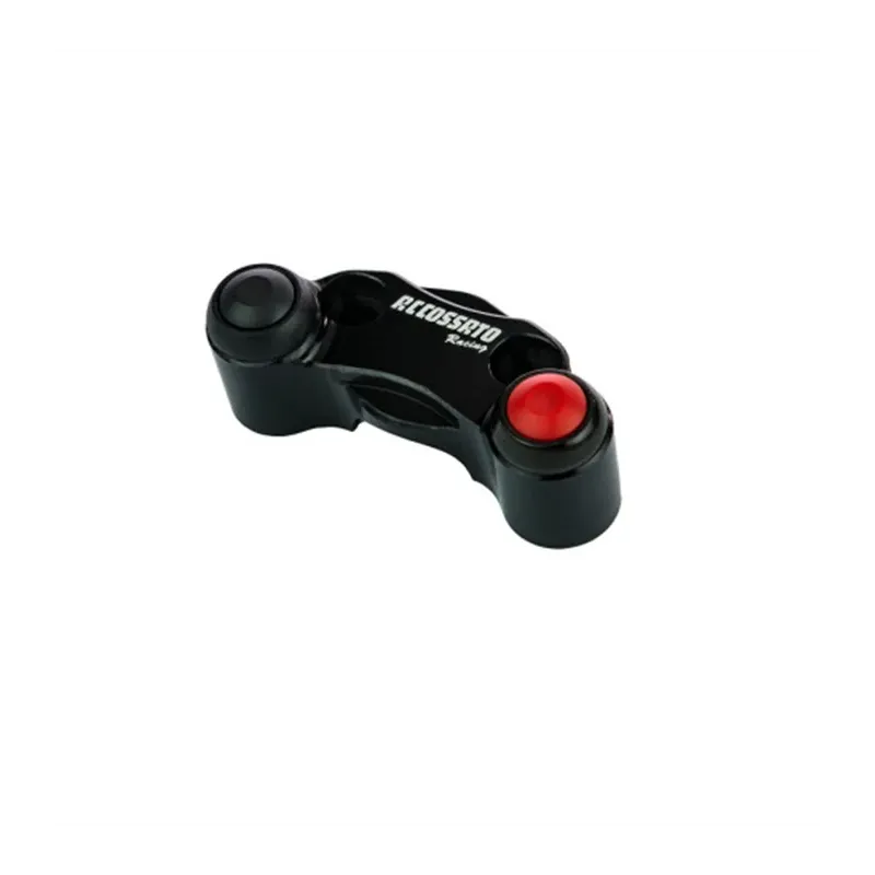 cafe 4 racer - Accossato Racing 2-key button panel CNC-worked Right Side - Accossato  Universal 