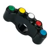 cafe 4 racer - Accossato Racing 5-key button panel CNC-worked Left Side - Accossato  Universal 