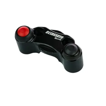 cafe 4 racer - 12 mm Push Button Polished - Rebelmoto Universal 