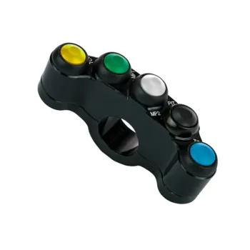cafe 4 racer - Accossato Racing 2-key button panel CNC-worked Right Side - Accossato  Universal 