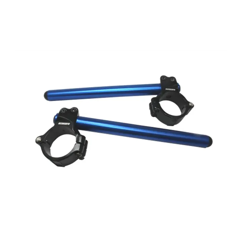 cafe 4 racer - Accossato Aluminium-forged clip-on provided with metal clamp composed of 2 half-rings, 10 degrees inclination - Accossato  Cafe Racer clip-ons 