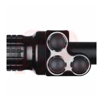 cafe 4 racer - Motogadget MO-Switch BASIC 3 tlačidlový Ľavá strana čierno strieborné 22mm 7/8" alebo 1" - Motogadget 22mm / 7/8 inch 4054783544547