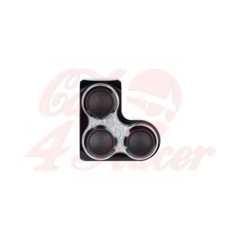cafe 4 racer - Motogadget MO-Switch BASIC 3 push button LEFT side Black/Silver 22mm 7/8" or 1" - Motogadget 22mm / 7/8 inch 4054783544547