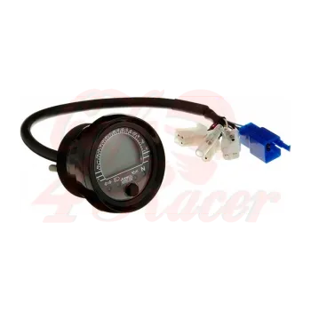 cafe 4 racer - Acewell MD052-353S chrome ring 52mm - Acewell  Digital speedometers 