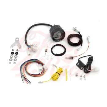 cafe 4 racer - Acewell MD052-253 Chrome ring 52mm - Acewell  Digital speedometers 