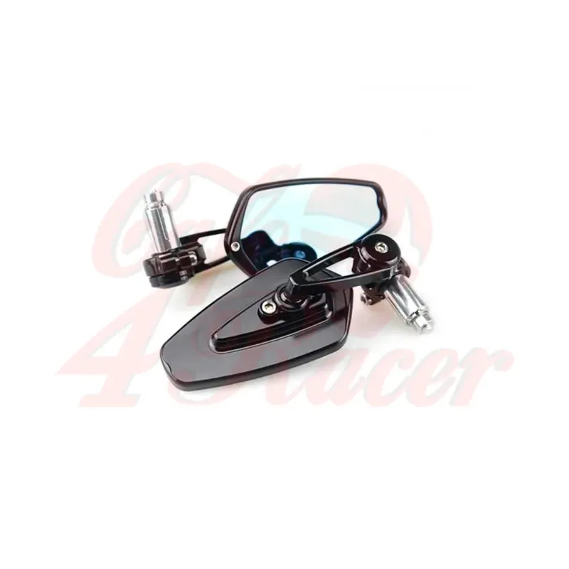 cafe 4 racer - Handle Bar End Side Mirrors CNC CR5 - Cafe4Racer Bar end mirrors 