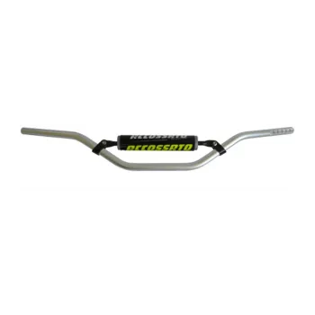 cafe 4 racer - Aluminum Handlebar "Offroad Medium" titanium -  Scrambler handlebars 3322937322190