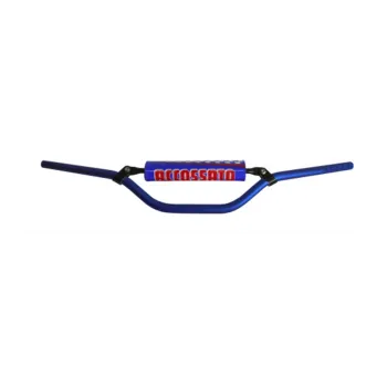 cafe 4 racer - Tommaselli Domino SCRAMBLER with cross bar blue - Domino & Tommaselli Scrambler handlebars 