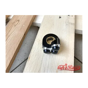 cafe 4 racer - Motogadget MO-Switch BASIC 3 push button LEFT side Black/Silver 22mm 7/8" or 1" - Motogadget 22mm / 7/8 inch 4054783544547