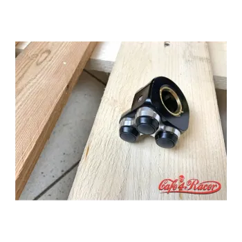 cafe 4 racer - Motogadget MO-Switch BASIC 3 tlačidlový Ľavá strana čierno strieborné 22mm 7/8" alebo 1" - Motogadget 22mm / 7/8 inch 4054783544547