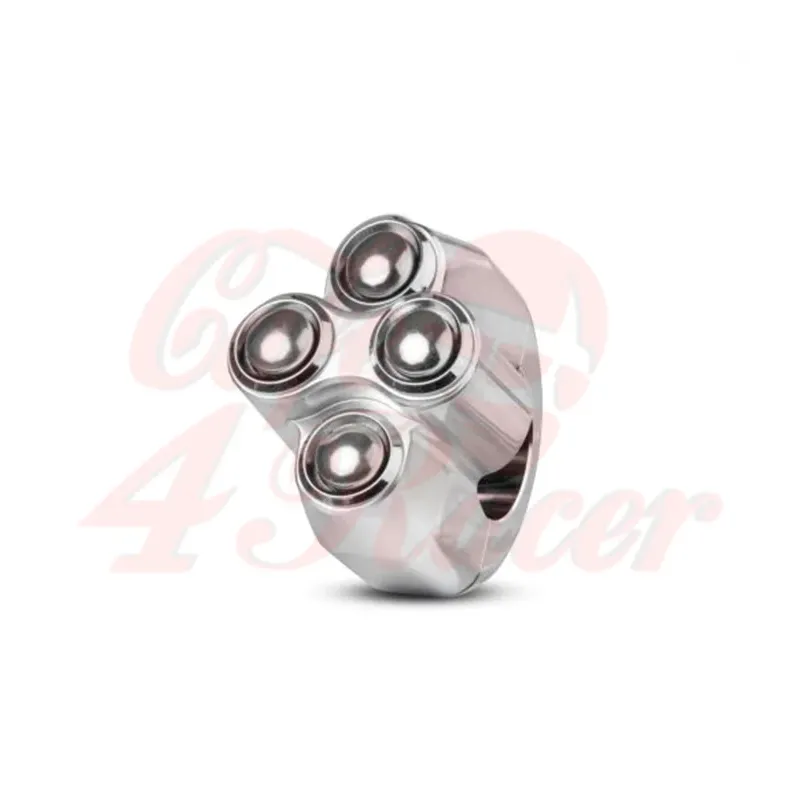 cafe 4 racer - Rebel tlačidlo 4 button – leštený 22mm 7/8" - Rebelmoto 22mm / 7/8 inch 