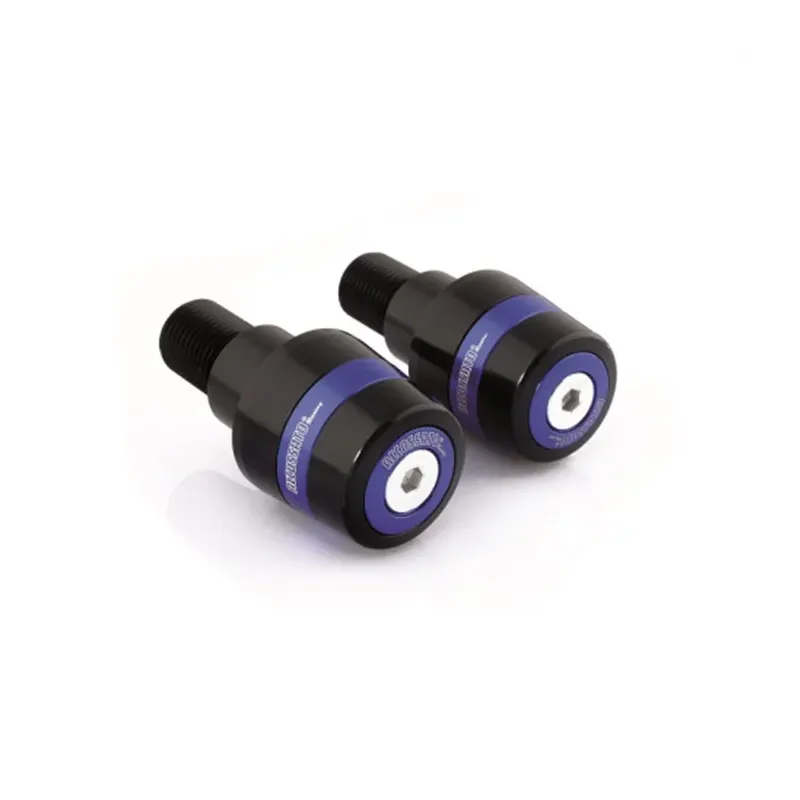 cafe 4 racer - Pair Of Accossato Handlebar Ends, With Colored Insert, For Handlebars With Specific Application - Accossato  Bar Ends 