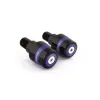 cafe 4 racer - Pair Of Accossato Handlebar Ends, With Colored Insert, For Handlebars With Specific Application - Accossato  Bar Ends 