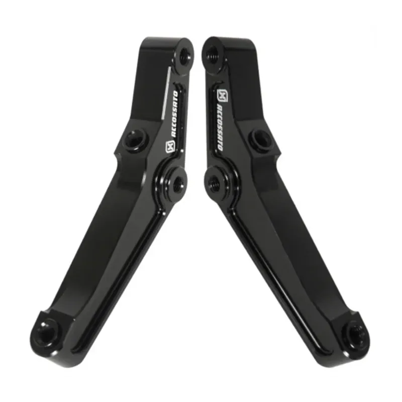 cafe 4 racer - Predné držiaky pre strmeň Accoccasto 108 mm vzdialenosť pre Harley Davidson - Accossato  Adaptér na brzdy 