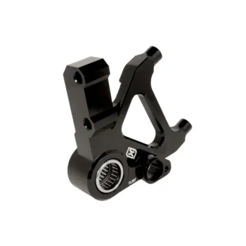 cafe 4 racer - Mounting front bracket for Accossato Caliper PZ014 Left Side on Vespa - Accossato  Brake Flange Kit 