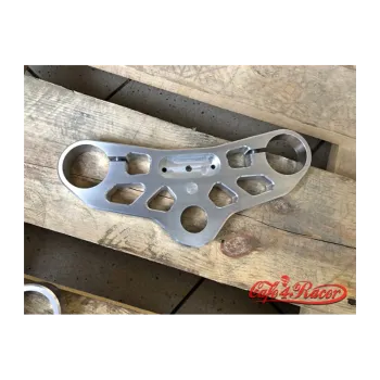 cafe 4 racer - Top triple tree clamp upper / fork yoke for K75/K100 RS RT LT (82-90) Motoscope mini - Scheffers Engineering BMW K75 K100  41,3mm 