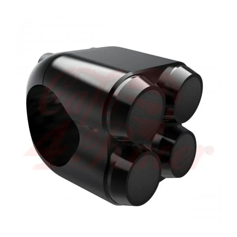 cafe 4 racer - Štvor Micro tlačidlo pre riaditká 22mm 7/8" čierny - Motone 22mm / 7/8 inch 