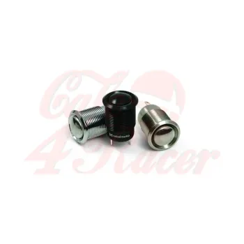 cafe 4 racer - 12 mm Push Button Polished - Rebelmoto Universal 