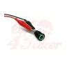 cafe 4 racer - 12 mm Push Button Black LED YELLOW-GREEN-BLUE-RED-WHITE - Rebelmoto Universal 