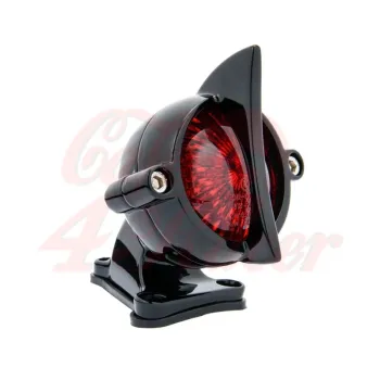 cafe 4 racer - Cuda Tail Light + Fender Mount Kit - Black - Motone LED Rear lights 