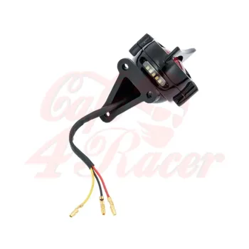 cafe 4 racer - Cuda Tail Light + Fender Mount Kit - Black - Motone LED Rear lights 