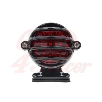 cafe 4 racer - Lecter Tail Light + Fender Mount Kit - Black - Motone LED Rear lights 