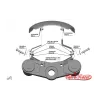 cafe 4 racer - Headlight Fairing Plastic Silver For BMW R NINE T (14-18) - Cafe4Racer Headlight Fairing - Windshield 