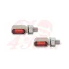 cafe 4 racer - HIGHSIDER LED tail light, brake light, indicators LITTLE BRONX SILVER - Highsider 2in1 and 3in1  4054783560660