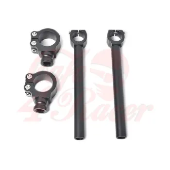 cafe 4 racer - Cafe Racer Clip-ons Type 1 - Matte Black - Cafe4Racer Cafe Racer clip-ons 