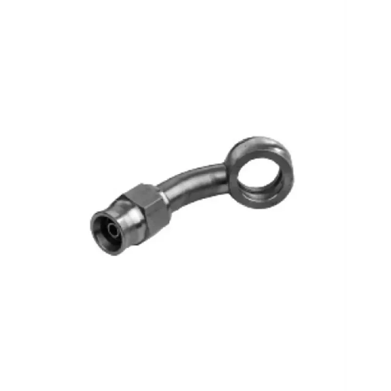 cafe 4 racer - Bent Banjo 25 degrees lat. 10 diameter For Accossato Easy Modular Brake and Clutch Hoses for Motorcycles - Accossato  Banjo Ring fittings  