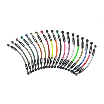 cafe 4 racer - Bent Banjo 25 degrees lat. 10 diameter For Accossato Easy Modular Brake and Clutch Hoses for Motorcycles - Accossato  Banjo Ring fittings  